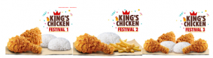 Promo Burger King, King’s Chicken Festival